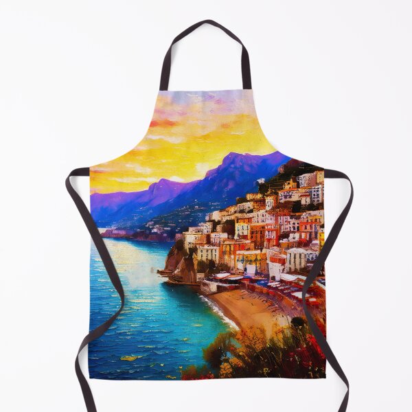 Aperçu de l'œuvre Magie du crépuscule, côte amalfitaine créée et vendue par AM FineArtPrints.
