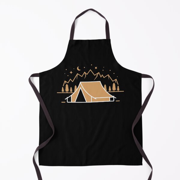 Item preview, Orange Tent - This gift is perfect for outdoor enthusiasts, nature lovers, and camping adventurers. designed and sold by ZyziowskyArt.