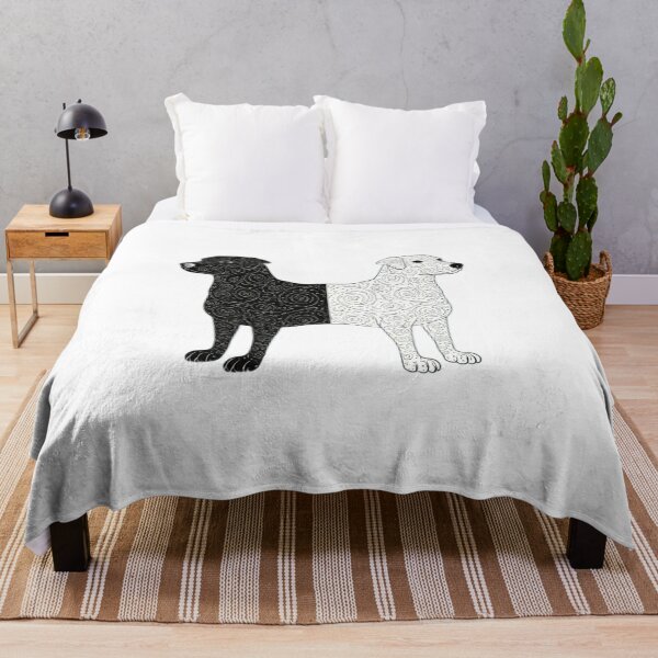 Item preview, Black and White Ying Yang Dogs designed and sold by Pattern Unhinged.