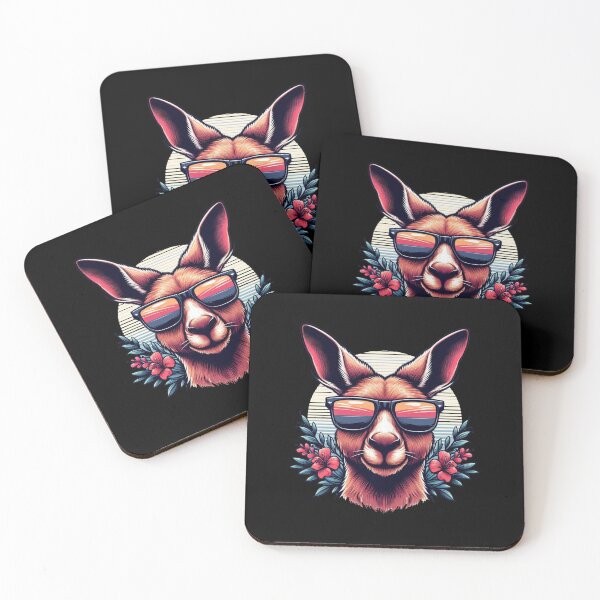 Item preview,  Kangaroo Wearing Sunglasses - Australia Wildlife Gift designed and sold by ZACK ART.