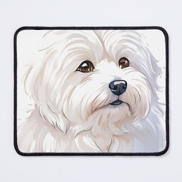 Item preview, Coton de tulear head graphic designed and sold by Saxbys.
