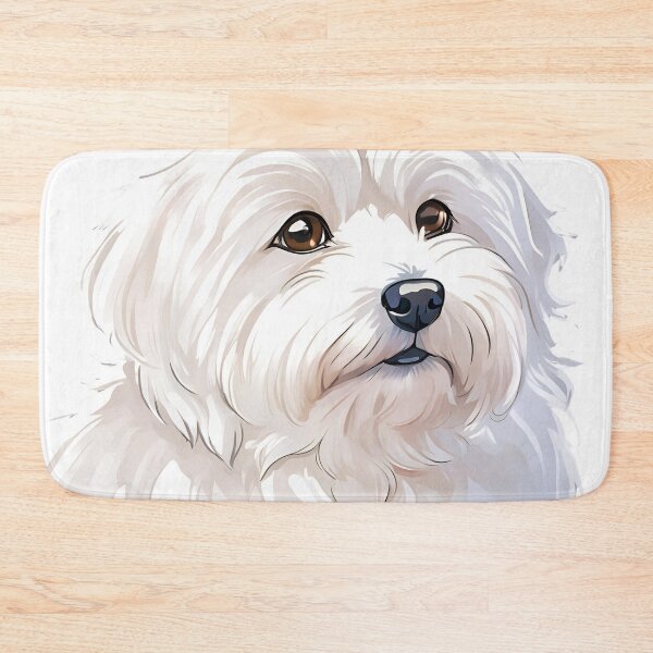 Item preview, Coton de tulear head graphic designed and sold by Saxbys.