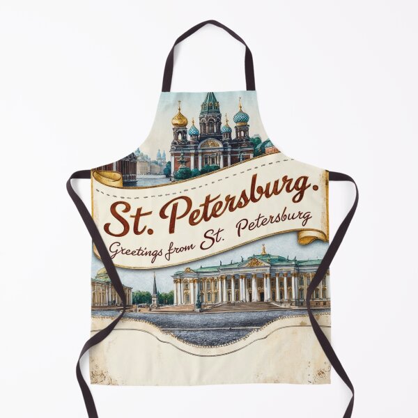 Item preview, St Petersburg Vintage Travel Retro Postcard Design designed and sold by TravelPostcardGems.