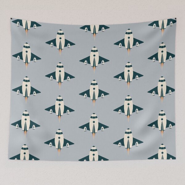 Item preview, Vintage Rocket, spaceship design No 2, retro style. designed and sold by Shoot-The-Moon.