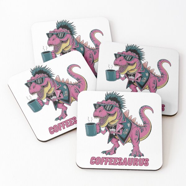 Item preview, Coffeesaurus, Trex and Coffee, Trex likes coffee, Dinosaurus drinks coffee. Coffee Lover, gift for coffee lovers designed and sold by KolorellaS.