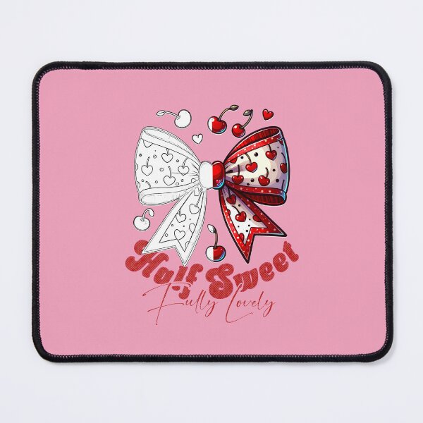 Item preview, DOODLED COQUETTE BOW WITH CHERRIES - HALF SWEET FULLY LOVELY designed and sold by justyna-s28.