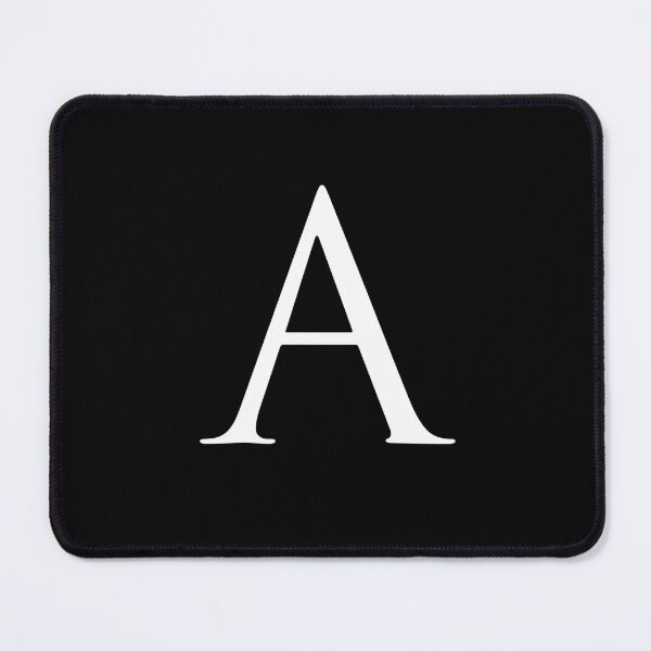 Item preview, Capital Letter A - Stylish Serif Font (White) designed and sold by STUDIO-72.