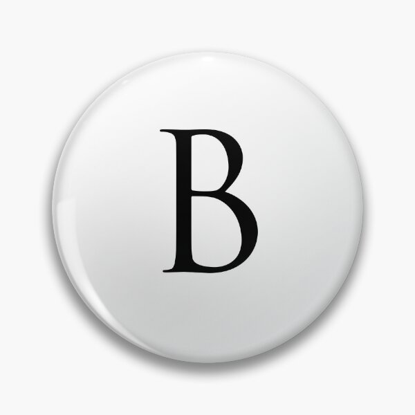 Item preview, Capital Letter B - Stylish Serif Font (Black) designed and sold by STUDIO-72.