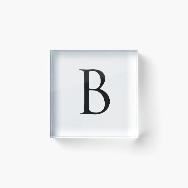 Item preview, Capital Letter B - Stylish Serif Font (Black) designed and sold by STUDIO-72.