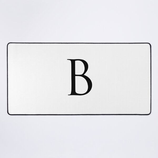 Item preview, Capital Letter B - Stylish Serif Font (Black) designed and sold by STUDIO-72.