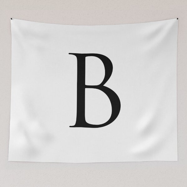 Item preview, Capital Letter B - Stylish Serif Font (Black) designed and sold by STUDIO-72.