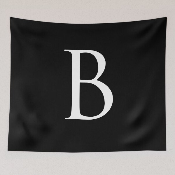Item preview, Capital Letter B - Stylish Serif Font (White) designed and sold by STUDIO-72.