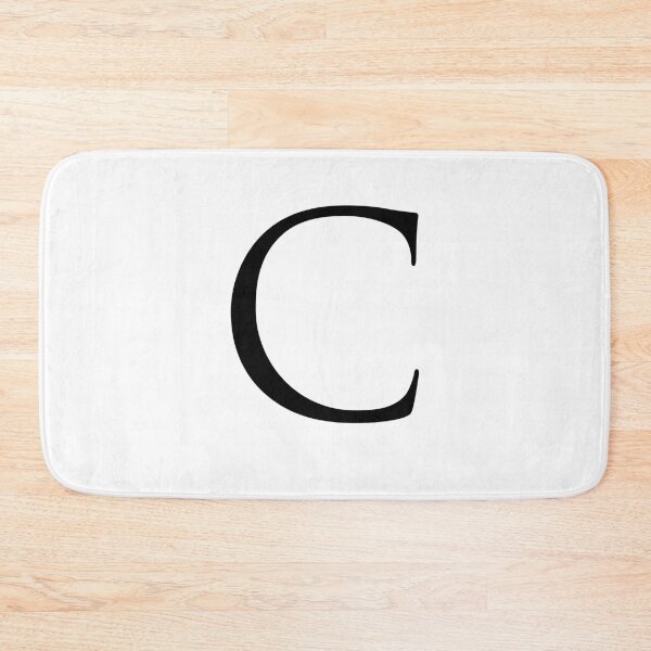Item preview, Capital Letter C - Stylish Serif Font (Black) designed and sold by STUDIO-72.