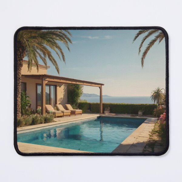 Item preview, Mediterranean Serenity: Backyard Pool Retreat designed and sold by BlareBlare.