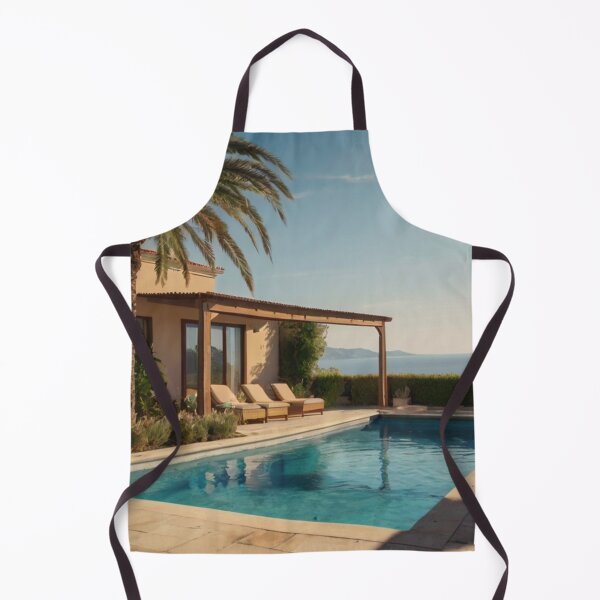Item preview, Mediterranean Serenity: Backyard Pool Retreat designed and sold by BlareBlare.