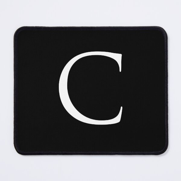 Item preview, Capital Letter C - Stylish Serif Font (White) designed and sold by STUDIO-72.