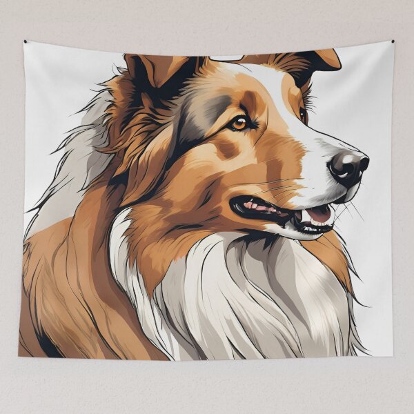 Item preview, Rough collie beautiful sable head designed and sold by Saxbys.