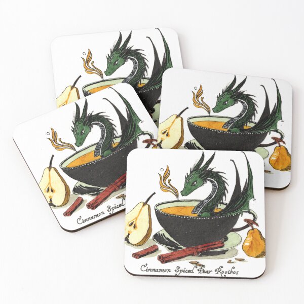 Item preview, Cinnamon Rooibos Dragon designed and sold by Scribbles & Doodles by Jinx.