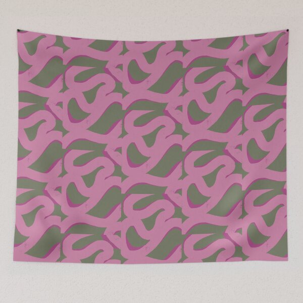 Item preview, Pinky Noodles - Graffiti inspired minimal painting designed and sold by JashJhaveri.