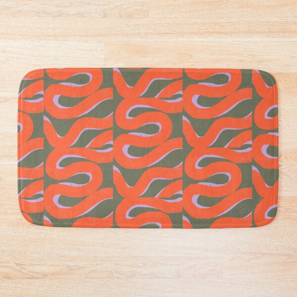 Item preview, Orange Noodles - Graffiti inspired minimal surf painting designed and sold by JashJhaveri.