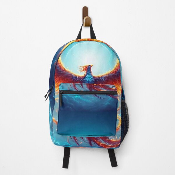 Item preview, Majestic Fiery Phoenix Rising Under a Full Moon designed and sold by PoseArtistry.