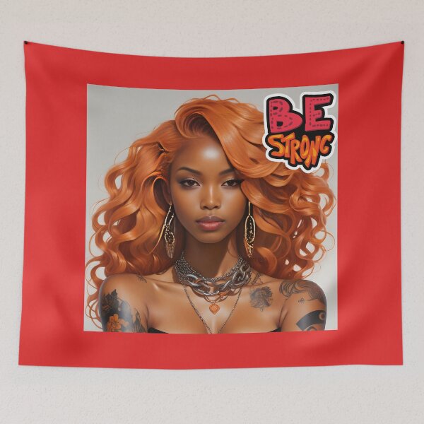 Item preview, Be Strong: Fierce Portrait of Strength and Beauty designed and sold by QPTheeArtist.