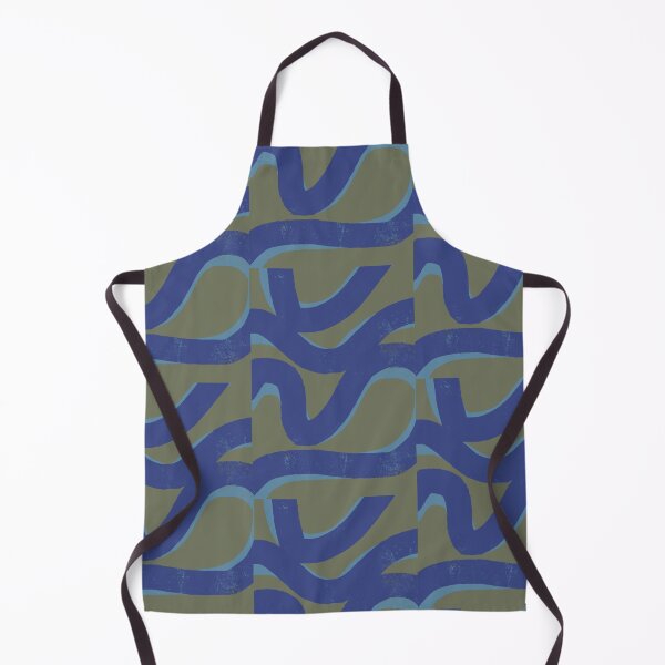 Item preview, Blue Noodles - Graffiti inspired minimal surf painting designed and sold by JashJhaveri.