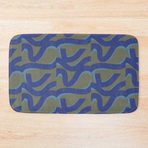 Item preview, Blue Noodles - Graffiti inspired minimal surf painting designed and sold by JashJhaveri.