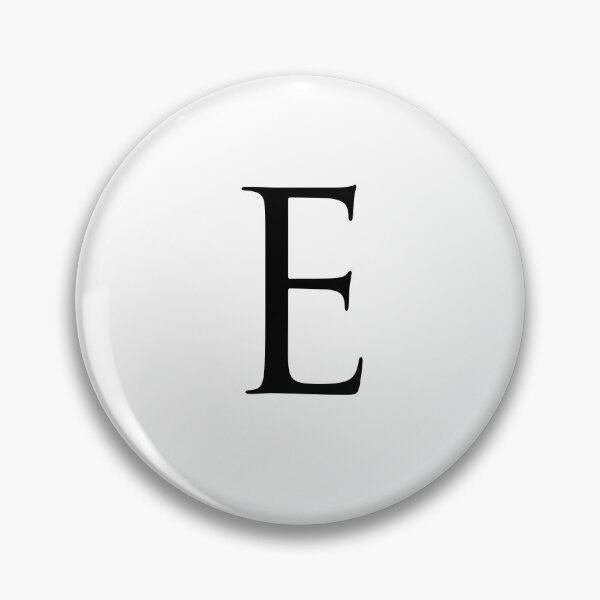 Item preview, Capital Letter E - Stylish Serif Font (Black) designed and sold by STUDIO-72.