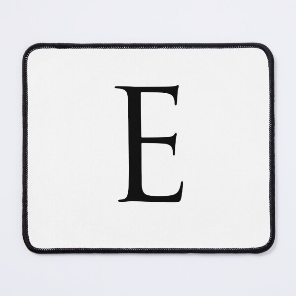 Item preview, Capital Letter E - Stylish Serif Font (Black) designed and sold by STUDIO-72.
