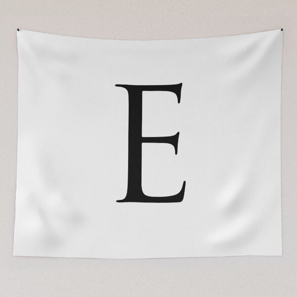 Item preview, Capital Letter E - Stylish Serif Font (Black) designed and sold by STUDIO-72.