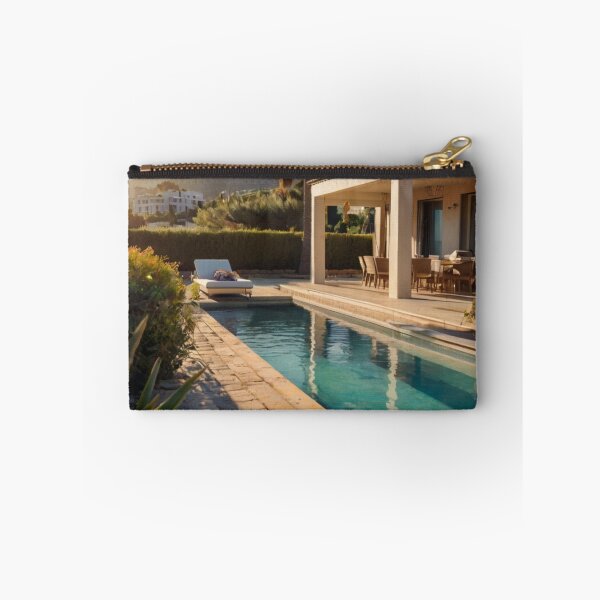 Item preview, The Charm of a Mediterranean Backyard with Pool designed and sold by BlareBlare.