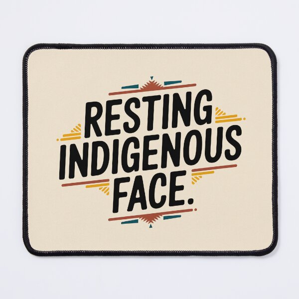 Item preview, Resting Indigenous Face designed and sold by AniArtPL.