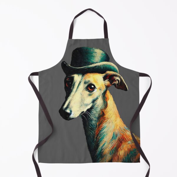 Item preview, Stylish Greyhound Portrait With Hat designed and sold by Shells Graffiti.