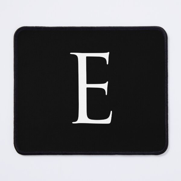 Item preview, Capital Letter E - Stylish Serif Font (White) designed and sold by STUDIO-72.