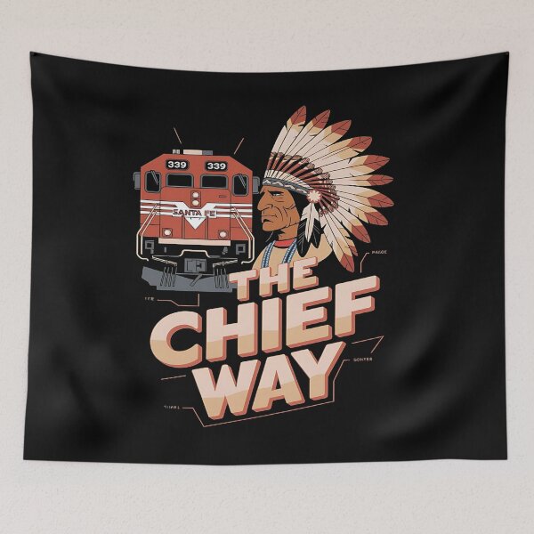 Item preview, The chief way - Riding the rails - Union Pacific railroad - Polar express - Riding the train - American train designed and sold by JansenGS.