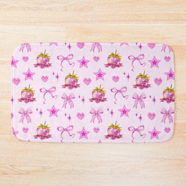 Item preview, Coquette strawberry valentine seamless pattern designed and sold by pinkyfish1010.