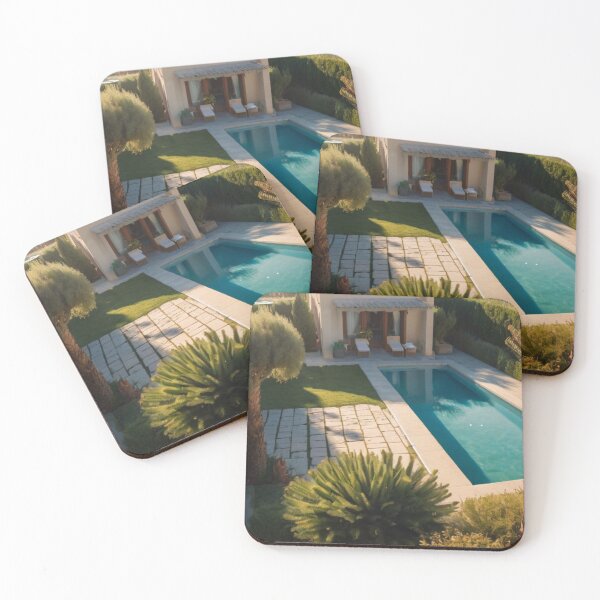 Item preview, Mediterranean Escape: Backyard Pool Bliss designed and sold by BlareBlare.
