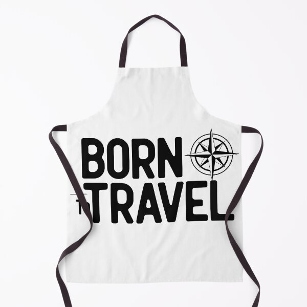 Item preview, Travel Quote - Born to Travel Design - Minimalist Compass Motif for Adventurers designed and sold by pod24.