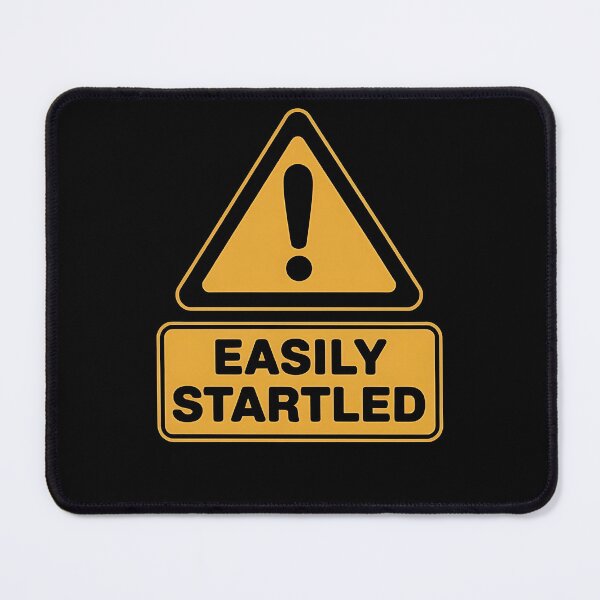 Item preview, Easily Startled - The perfect gift for introverts and people with a sense of humor. designed and sold by ZyziowskyArt.