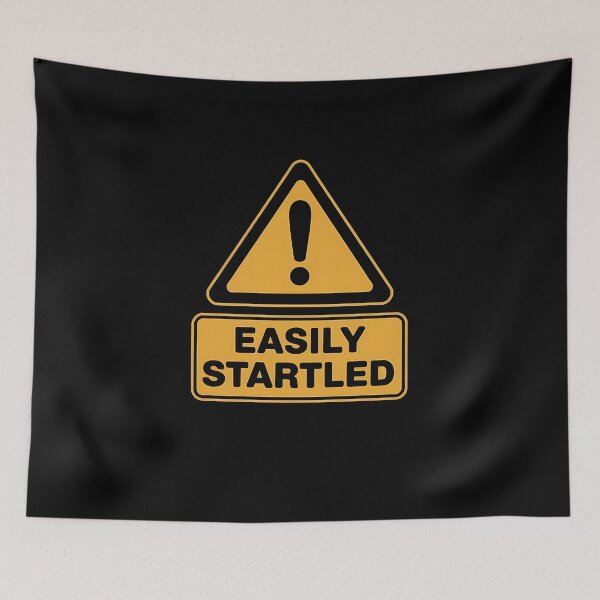 Item preview, Easily Startled - The perfect gift for introverts and people with a sense of humor. designed and sold by ZyziowskyArt.