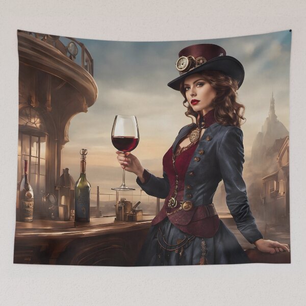 Item preview, Steampunk Woman designed and sold by Pixel Press Prints.