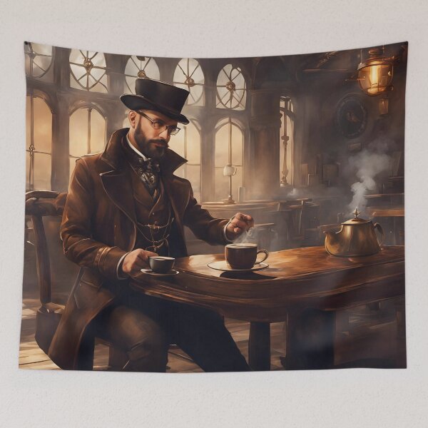 Item preview, Steampunk Gentleman designed and sold by Pixel Press Prints.