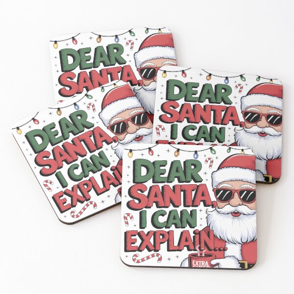 Item preview, Dear Santa I Can Explain Funny Christmas designed and sold by ShopZen ⭐⭐⭐⭐⭐.
