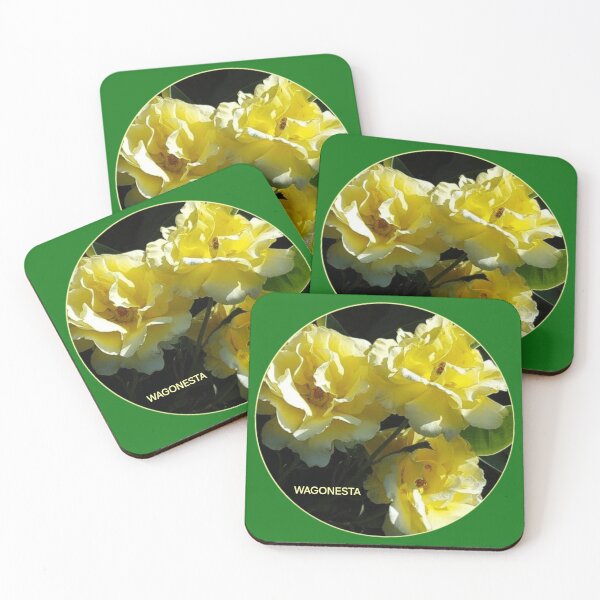 Item preview, Floral Ruffly Yellow Roses by  Wagonesta  designed and sold by Wagonesta.