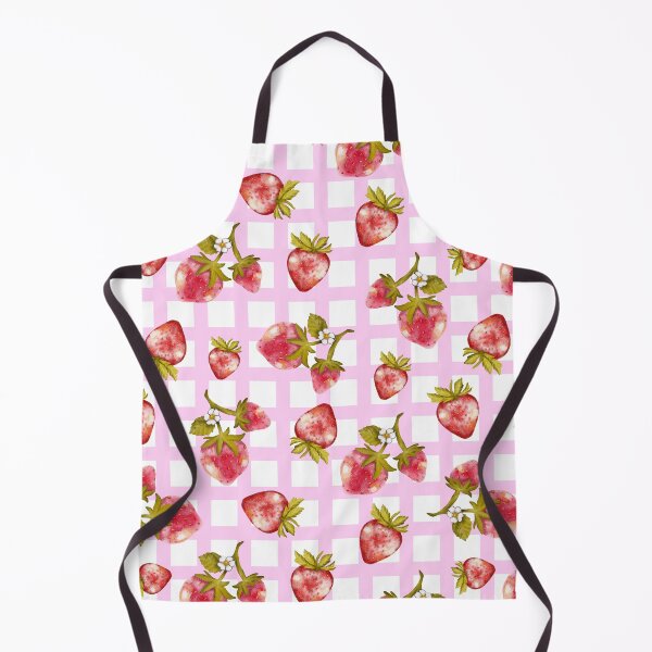 Item preview, Sweet strawberry cottagecore pattern designed and sold by pinkyfish1010.