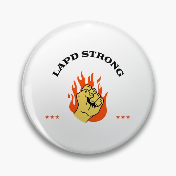 Item preview, "LAPD STRONG T-Shirt – Bold Support and Unity" California Wildfire Tshirts  designed and sold by Kaehaniz.
