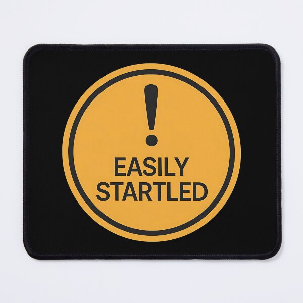 Item preview, Easily Startled - The perfect gift for introverts and people with a sense of humor. designed and sold by ZyziowskyArt.