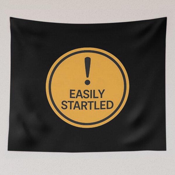 Item preview, Easily Startled - The perfect gift for introverts and people with a sense of humor. designed and sold by ZyziowskyArt.
