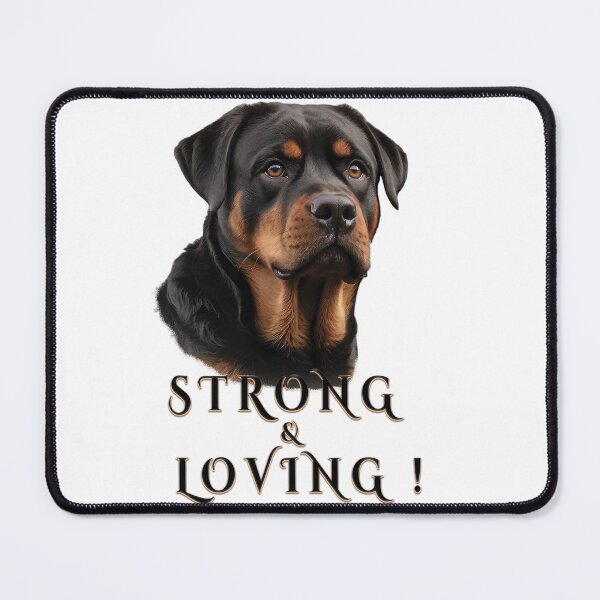 Item preview, Strong & Loving Rottweiler Portrait designed and sold by GWTSHIRT.